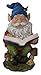 Alpine Gnome Reading a Book Statue, 14 Inch Tall