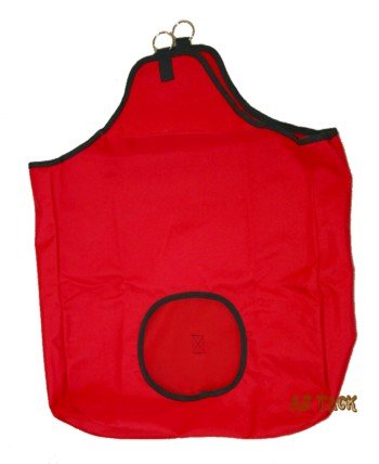 Large Canvas Hay Bag Red