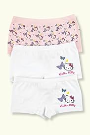 3 Pack Older Girls Hello Kitty Butterfly Seamfree Shorts