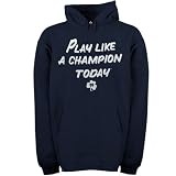 NCAA adidas Notre Dame Fighting Irish Navy Blue Play It Like A Champ Core Pullover Hoodie Sweatshirt