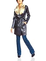 Special Coat Abrigo Corto Chic (Azul Oscuro)