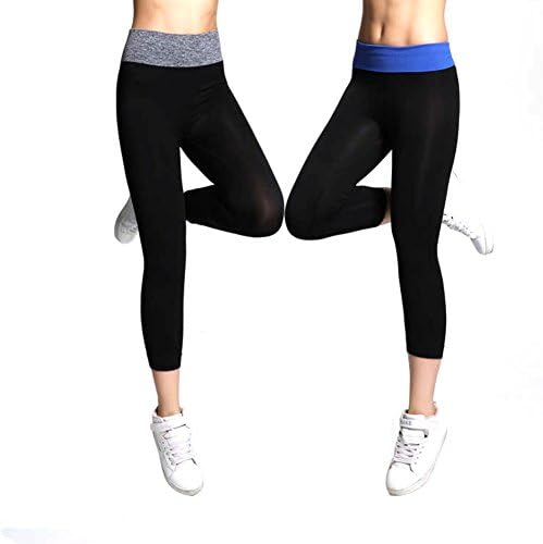 Julong Women High Waist Stretch Cropped Lady Yoga Fitness Casual Leggings Pants
