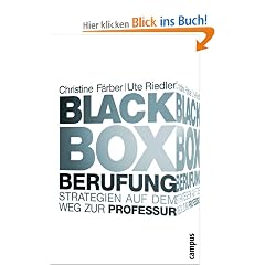 Black Box Berufung: Strategien auf dem Weg zur Professur