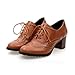 Brand New Fashion Vintage Womens Thick Heels Oxford Shoes