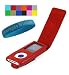 Ipod Nano 4th Generation Leather Case Nano Chromatic + Wisdom*Courage Wristband Wallet Syle Flip Style Open stlye