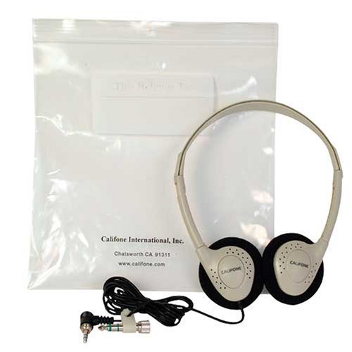 Califone Stereo Headphones with Storage Bag