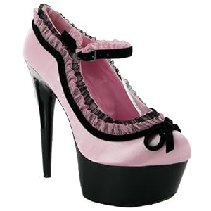 E71 Sexy Pole Dancing Pink Stiletto Shoes Sizes 3-8 UK