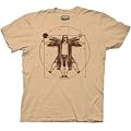 The Big Lebowski - Vitruvian Lebowski Mens T-Shirt in Sand