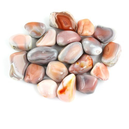 Crystal allies materials: 1/2lb bulk tumbled pink botsw…