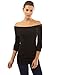 PattyBoutik Women's Off Shoulder Long Sleeve Tunic Sweater
