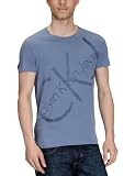 Calvin Klein Jeans - T Shirt Col Rond Grand Logo Vertical Floqué CKJ Manches Courtes - Homme