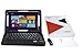 IVSO Toshiba Encore 2 WT8-B32CN / B64CN 8.0-inch Ultra-Thin High Quality Bluetooth Keyboard Portfolio Case - DETACHABLE Bluetooth Keyboard Stand Case / Cover for Toshiba Encore 2 WT8-B32CN / B64CN Tablet (Black)