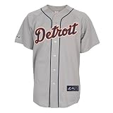 Mens Detroit Tigers Replica Road Jersey