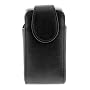 Vertical Black Carrying Pouch Leather Case with Clip for Lg 600g, Vx8560 Chocolate 3, Decoy Vx8610, Vx9100 Vx-9100 Env2 Ax830 Cu575 Cu720 Cu920 Cu915 Vu Lx570 Vx8550 Vx8600 Vx8700 Vx8800 Blackberry 8100 8120 8130 Pearl Motorola Vu30 Rapture, Ve20 Razr, Adventure V750, V3 V3xx W755, V3a Razr, V9m Razr2, V9 Razr2, V8 Razr2, W490, W510, Samsung M310 Slash, R210a Spex, Sch-u550, Sgh-t819, Sch-r610, Sgh-t739 Katalyst, Sch-r410, Sgh-t439, Sgh-a747 Slm, Sgh-a737, Sgh-t639, Sch-u700 Gleam, Blackberry Pearl Flip 8220, HTC Touch Diamond, Shadow, 3125, Sony Ericsson W760 W760a, Tm506, K850 K850i, W580 W580i, W610 W610i Cell Phone