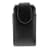Vertical Black Carrying Pouch Leather Case with Clip for Lg 600g, Vx8560 Chocolate 3, Decoy Vx8610, Vx9100 Vx-9100 Env2 Ax830 Cu575 Cu720 Cu920 Cu915 Vu Lx570 Vx8550 Vx8600 Vx8700 Vx8800 Blackberry 8100 8120 8130 Pearl Motorola Vu30 Rapture, Ve20 Razr, Adventure V750, V3 V3xx W755, V3a Razr, V9m Razr2, V9 Razr2, V8 Razr2, W490, W510, Samsung M310 Slash, R210a Spex, Sch-u550, Sgh-t819, Sch-r610, Sgh-t739 Katalyst, Sch-r410, Sgh-t439, Sgh-a747 Slm, Sgh-a737, Sgh-t639, Sch-u700 Gleam, Blackberry Pearl Flip 8220, HTC Touch Diamond, Shadow, 3125, Sony Ericsson W760 W760a, Tm506, K850 K850i, W580 W580i, W610 W610i Cell Phone
