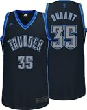 NBA Men's Oklahoma City Thunder Kevin Durant Graystone Swingman Jersey (Grey, Small)