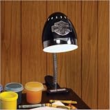 Harley-Davidson Chrome & Black Clip Lamp