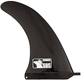 SBS - 10 inch Longboard & SUP Single Fin - 10" Center Fin for Surfboard & Paddleboard