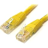 StarTech.com Yellow Molded Gigabit Crossover RJ45 UTP Cat6 Patch Cable (C6CROSS7YL)