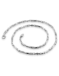 Sterling Silver 22" Style Heshe Chain Necklace 3.5MM