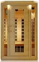 2 Person Sauna Hemlock Carbon Fiber Dry Heat FAR Infrared Portable Detox New