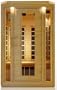 2 Person Sauna Hemlock Carbon Fiber Dry Heat FAR Infrared Portable Detox New