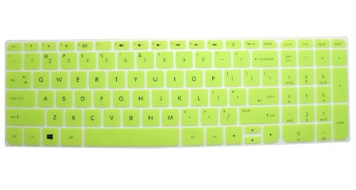 Ultra Thin High Quality Soft Silicone Keyboard Protector Skin Cover for 17.3-inch HP Pavilion ENVY 17-j*** 17t-j*** 17-e*** 17-f*** 17-p*** series, such as 17-j017cl, 17-j013cl, 17-j020us, 17-j027cl, 17-j037cl, 17-j043cl, 17-j057cl, 17-j100, 17-j120us, 17-j130us, 17-j150nr, 17-j160nr, 17-j184nr, 17-j185nr, 17-j115eg, 17t-j000, 17t-j100, 17-e050us, 17-e020us, 17-e010us, 17-e046us, 17-e079nr, 17-e040us,17-f010us, 17-f030us, 17-f061us, 17-f113dx, 17-f114dx, 17-f115dx, 17-f121ds, 17-f133ds, 15-f205dx, 17-f215dx, 17-f221nr, 17-f222nr, 15-f305dx, 17-p010nr, 17-f030us 17.3-Inch Laptop US Layout (Semi-Green)