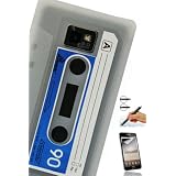 ****** VENTES FLASH ******** Coque SAMSUNG GALAXY NOTE N7000 Housse �tui antid�rapant dur R�tro Protection arri�re TENDANCE DESIGN ORIGINAL motif " Magnifique Cassette K7 Vintage " de couleur bleu blanc noir motifs transparent 100% compatible Smartphones SAMSUNG note gt-n7000 + 3 x protection ecran + stylet ecran tactile capacitif OFFERT !par Access-Discount