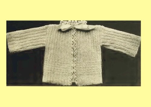 Infants Knitted Sacque -Columbia No. 3 [Annotated]