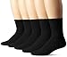 Dockers Men's Five Pack of Short Crew Socks