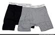 Men's Cotton Solid Color Assorted Boxer Breifs (12 Pack)