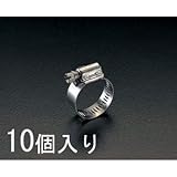 エスコ １３０－１５２ｍｍホースクランプ（ステンレス製／１０個） EA463BA-152