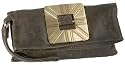 Jocasi Womens Disco Clutch Square Buckle