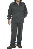 HIBIKI ジャージ 上下セット トリコット フルzip ライン デザイン（CHARCOAL×BLACK）