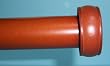 End Cap Finial in Walnut for a 1-3/8" dowel rod - 2/pack [CAPITOL CITY LUMBER]