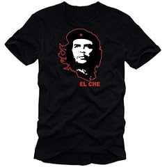 CHE GUEVARA T-SHIRT EL CHE SCHWARZ S M L XL XXL XXXL