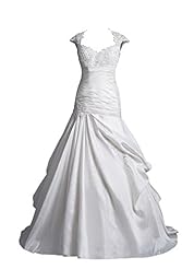 Organza/Satin/Taffeta Lace Backless Belted 2015 Wedding Dress  with a Court Train 