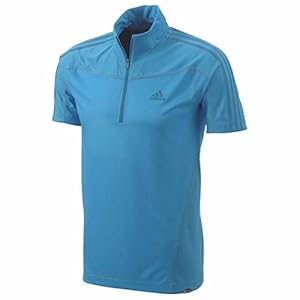 Adidas Men's Terrex Swift 1/2 Zip Short Sleeve Tee - Solar Blue XXL