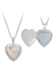 Black Hills Gold Mothers Locket made of Sterling Silver