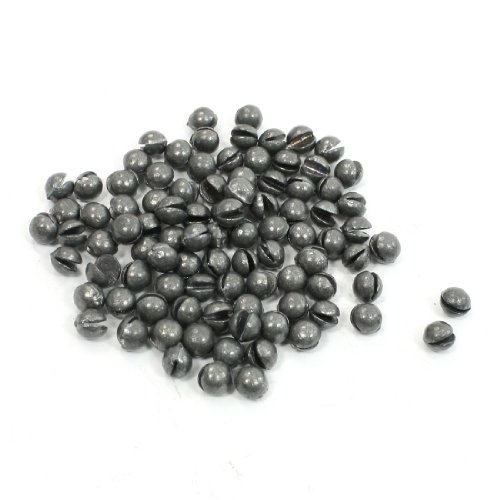100 Pcs Round Lead Weight Sinker Fishing Split Shot 0.94g Per Piece