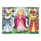 Princess Dress up Mix 'n Match Peg Puzzle