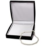 18k Yellow Gold 7-8mm White Akoya Pearl High Luster Necklace 18