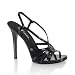 GALA-29, 4 1/2 Inch Strappy Sling Back Mini-PF Sanda