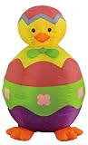 4 Foot Easter Inflatable Cute Chick and Egg Yard Decoration