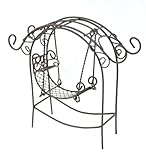Touch of Nature Garden Arch with Swing, Mini, Rustic