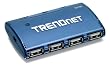 TRENDnet 7-Port High Speed USB Hub with Power Adapter TU2-700 (Blue)