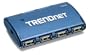 TRENDnet 7-Port High Speed USB Hub with Power Adapter TU2-700 (Blue)