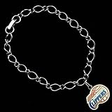 Los Angeles Clippers Ladies Silver-Tone Charm Bracelet