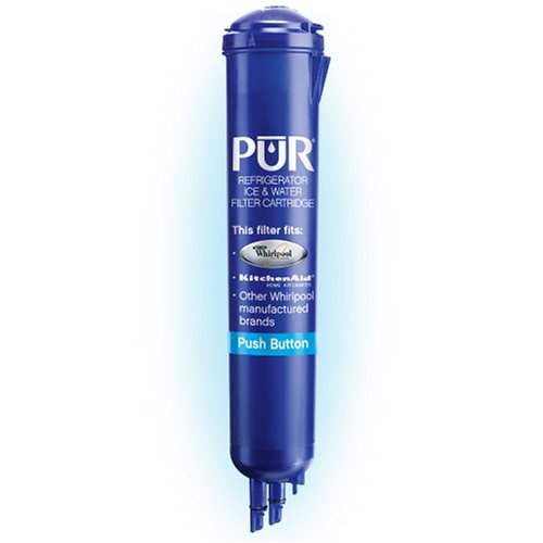 PUR PBSS Whirlpool Push Button Refrigerator Ice and Water Filter Cartridge