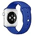 Creazy® New Fashion Sports Silicone Bracelet Strap Band for 42mm Apple Watch ,Blue